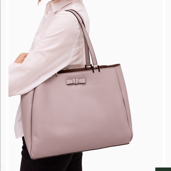 Kate Spade Pershing Street Nell, Taupe Handbag - Picture 6 of 7